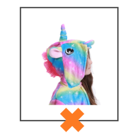 Badjas unicorn streep